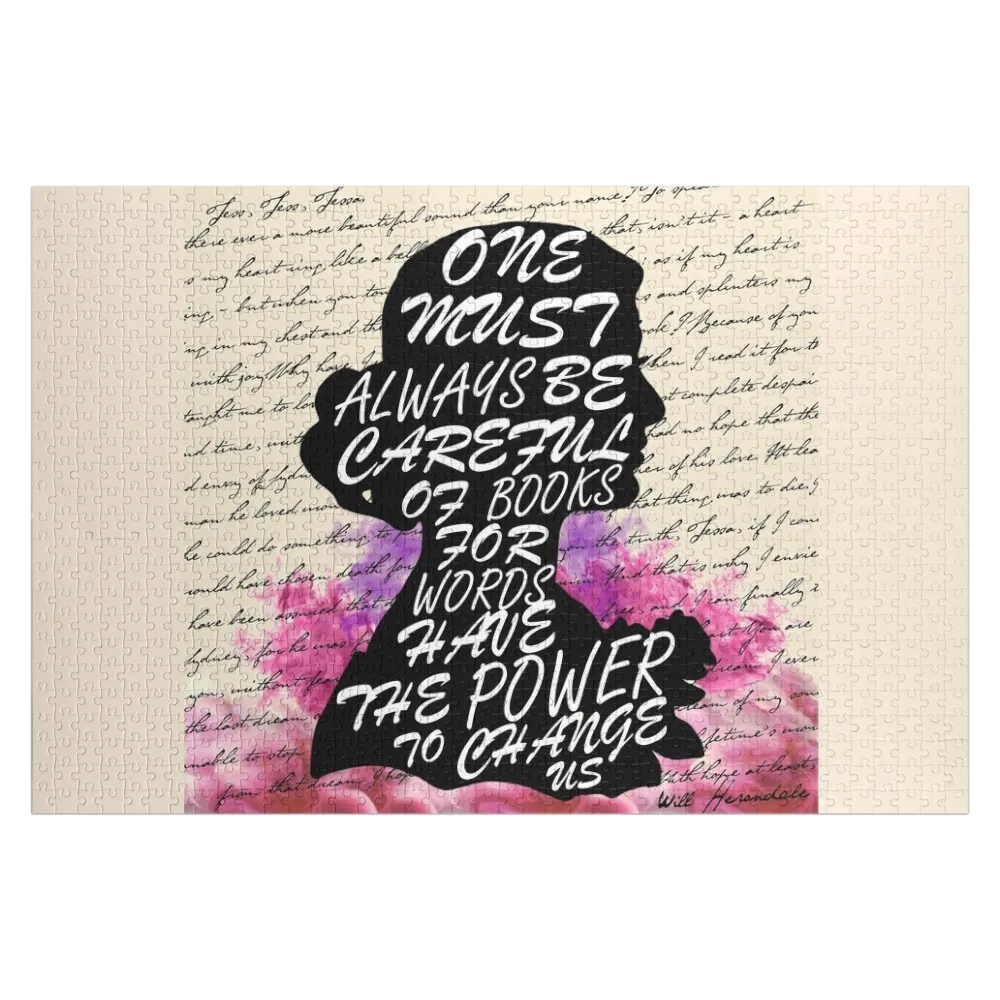 

Words have the power to change us Jigsaw Puzzle Christmas Gifts Custom Photo Customized Toys For Kids Photo Puzzle