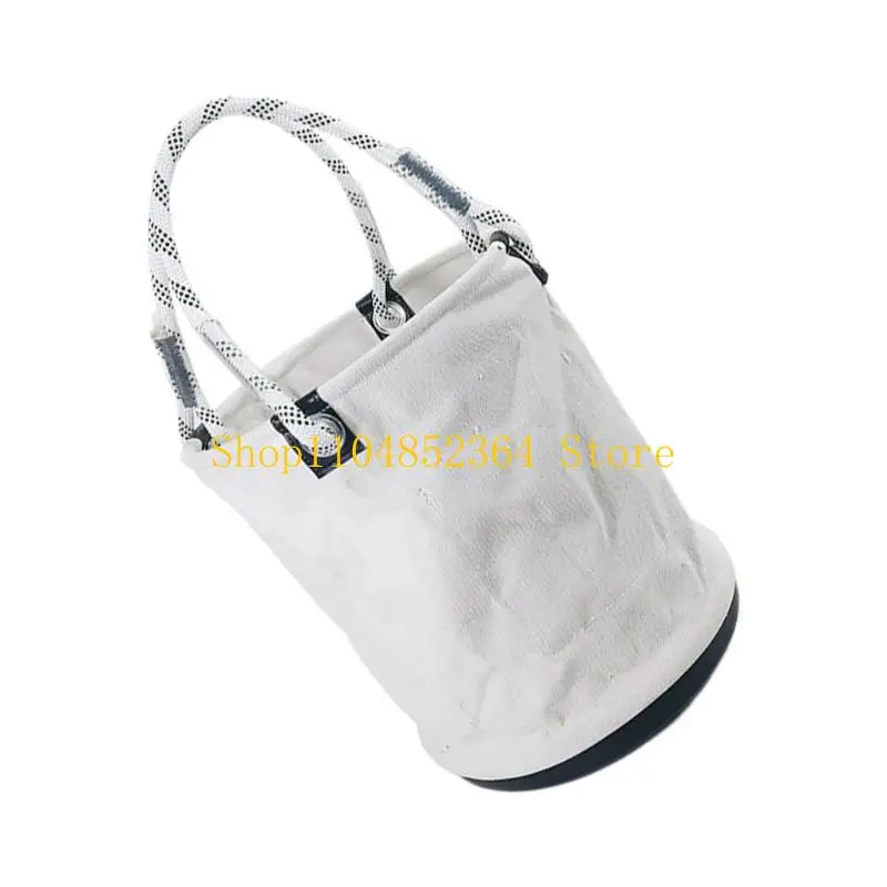

652F Canvas Bucket Purpose Tool Bucket Truck Tool with Plastic Bottom