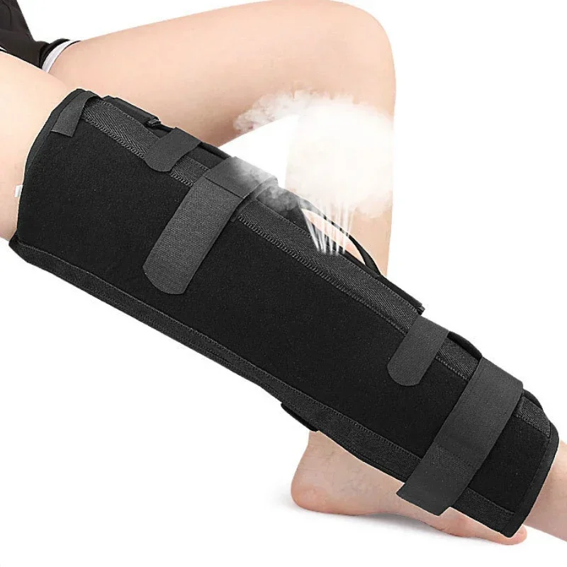 1Pcs Knee Brace Support Pad Sports Protective Gear Adjustable Knee Splint Sleeve Wrap Stabilizer Fracture Sprain Knee Legs Fixer