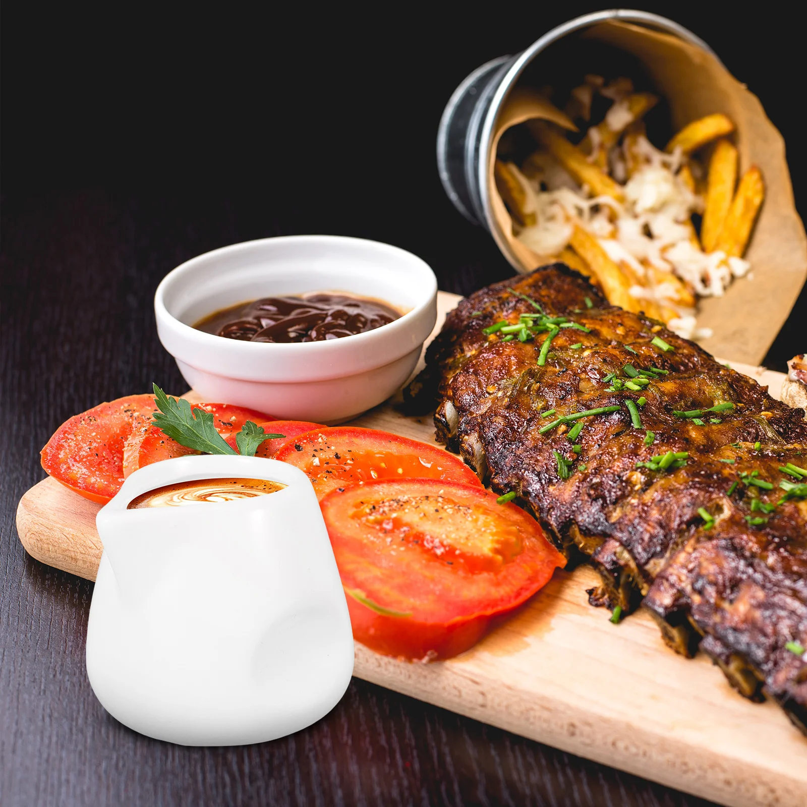 

Mini Ceramic Milk Pitcher Stylish Design for Creamer Coffee Syrup Sauce Gravy Pouring Server Container Kitchen Table Essential