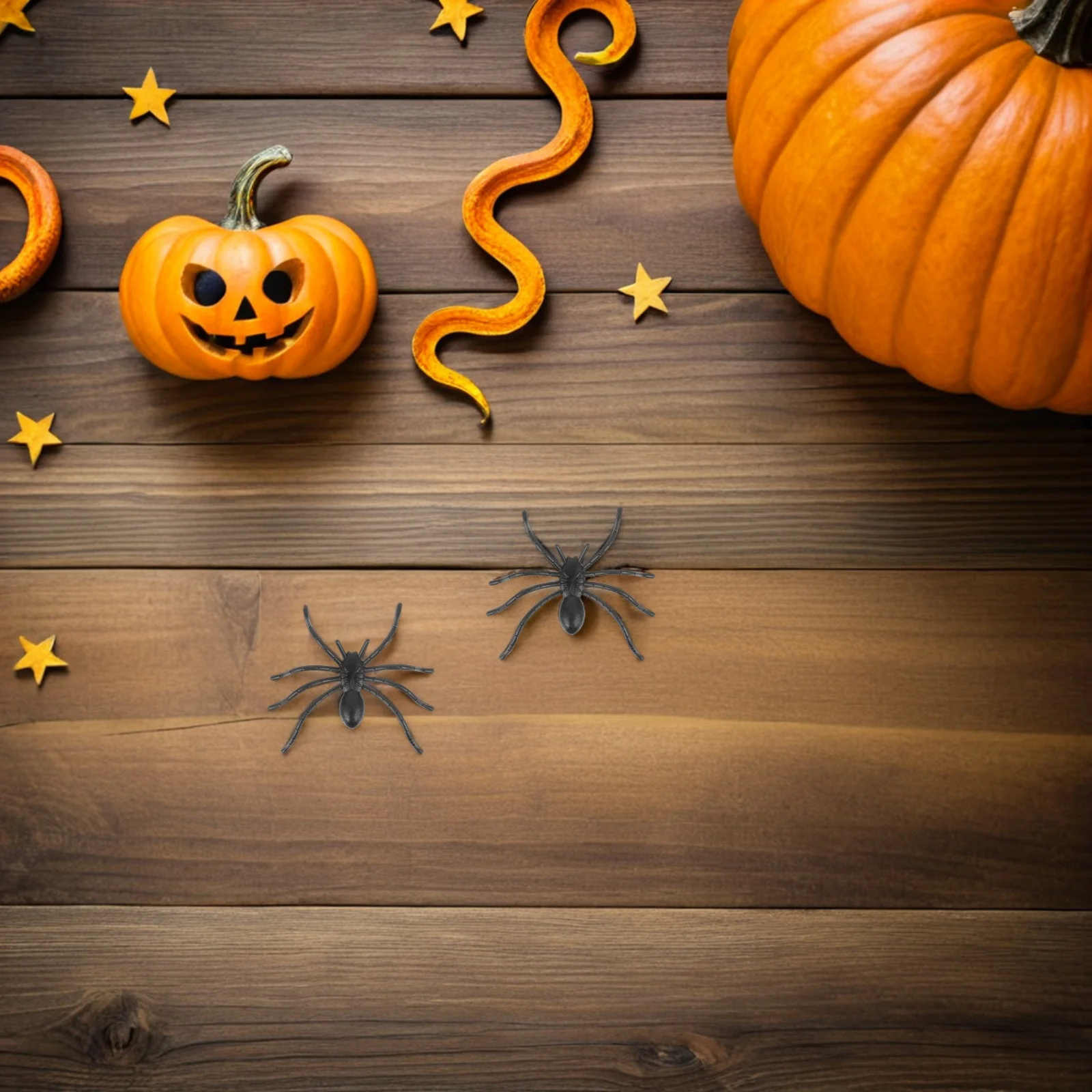 

150Pcs Spooky Prank Spider Props Realistic Plastic Fake Spiders Halloween Party Decoration Prank Spider Props Halloween Spiders