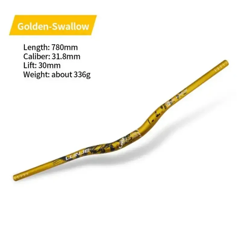 مقود دراجة جبلية من سبائك الألومنيوم ، قضيب دراجة طويل للغاية ، مقود راهض ، ملحقات أجزاء دراجة MTB ، من من من من السبائك ، من من من من مقود الدراجة ،