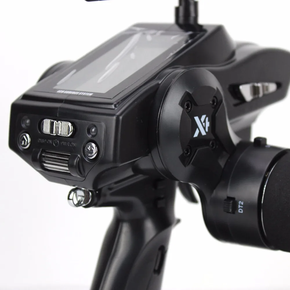 WFLY WFX4 4CH 2.4G radio di superficie ad alta velocità 40 modelli led screen gun telecomando switched L/R hand per rc car and boat