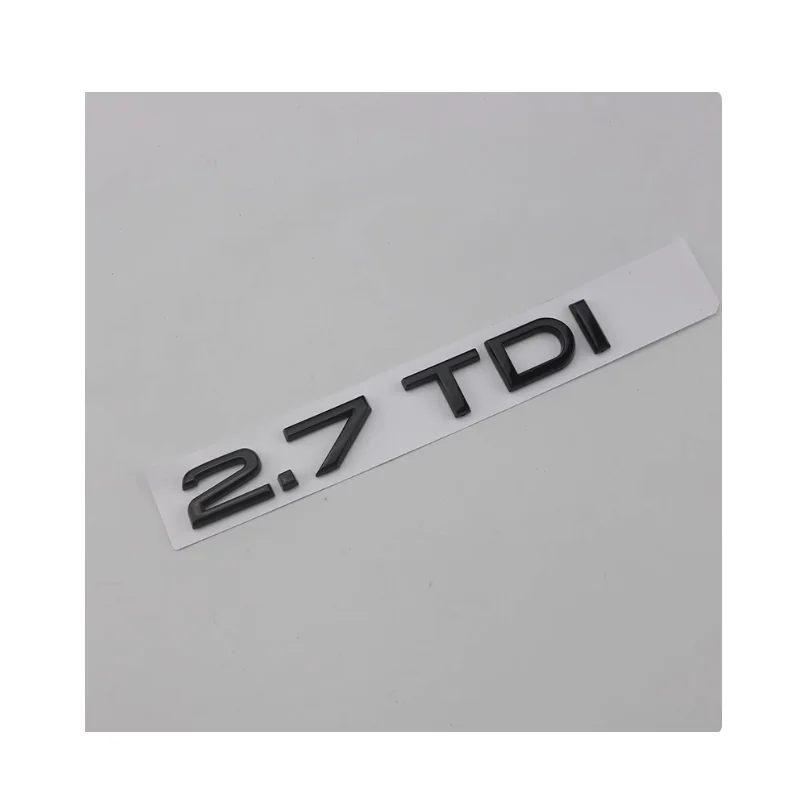 

1pc Plastic Modified Car Stickers 2.7TDI Emblems Badges Logos Nameplates