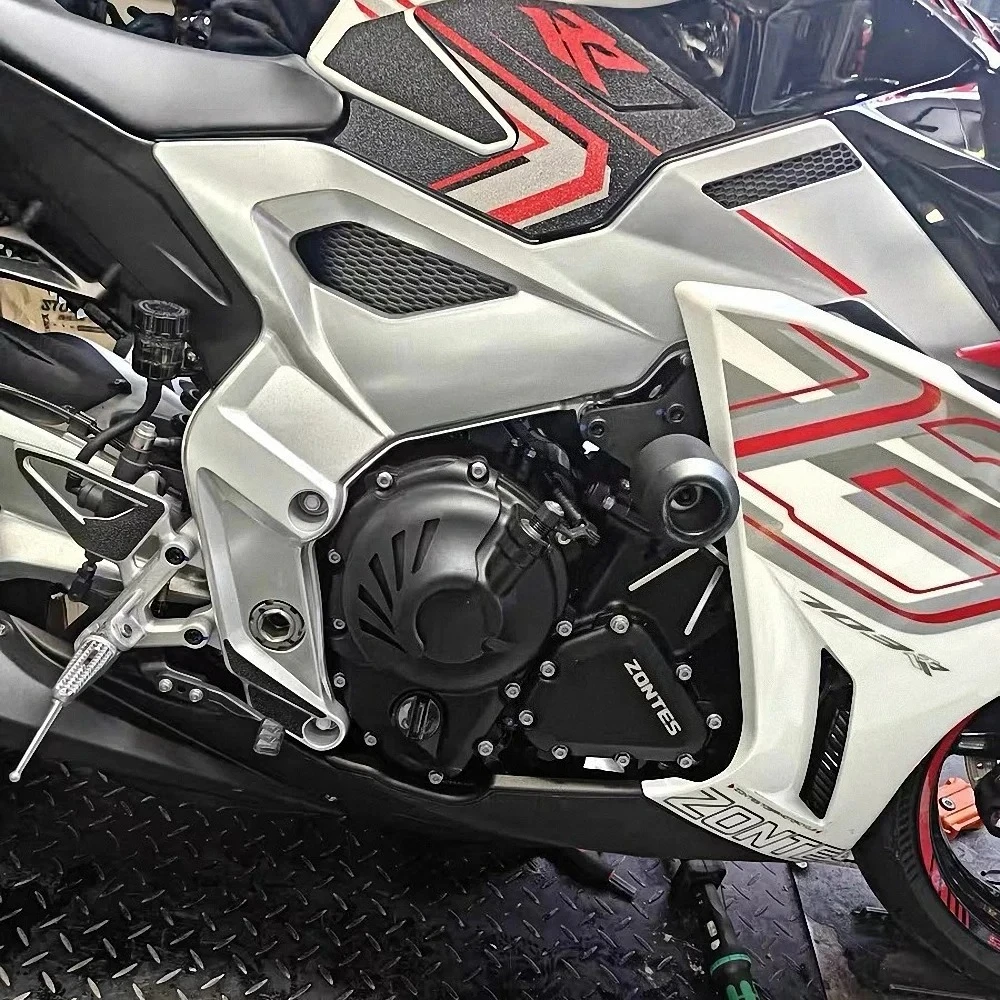 ForZ ontes 703RR 703 RR Motorcycle Falling Protection Levers Crash Pad Engine Anti-fall Protection Bar Frame Sliders Accessories view 3