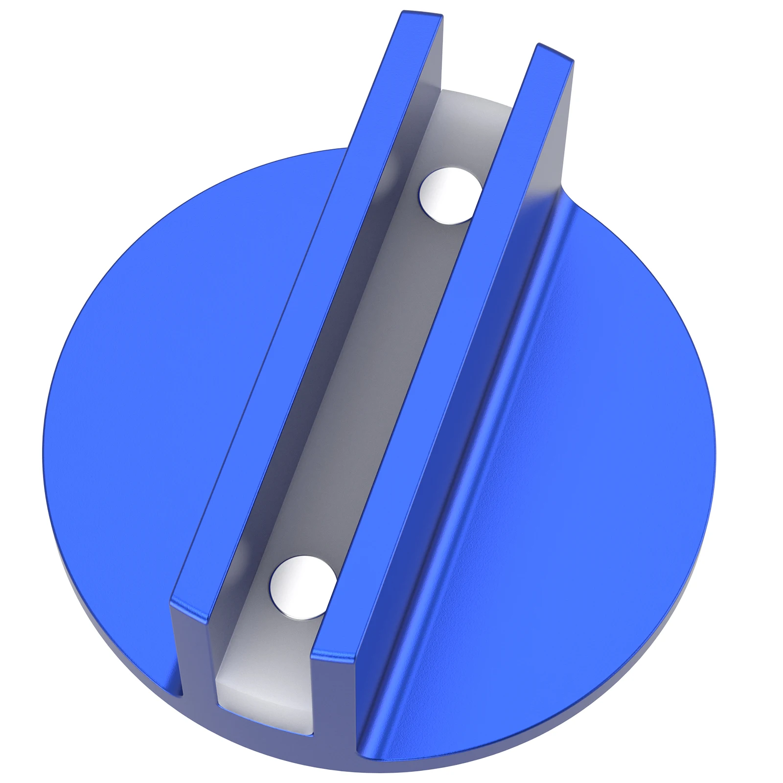Slotted Jack Pad Universal Aluminum Grooved Jack Pad Magnetic Pinch Weld Jack For Pinch Weld Side Car Lifting Anti Slip Design