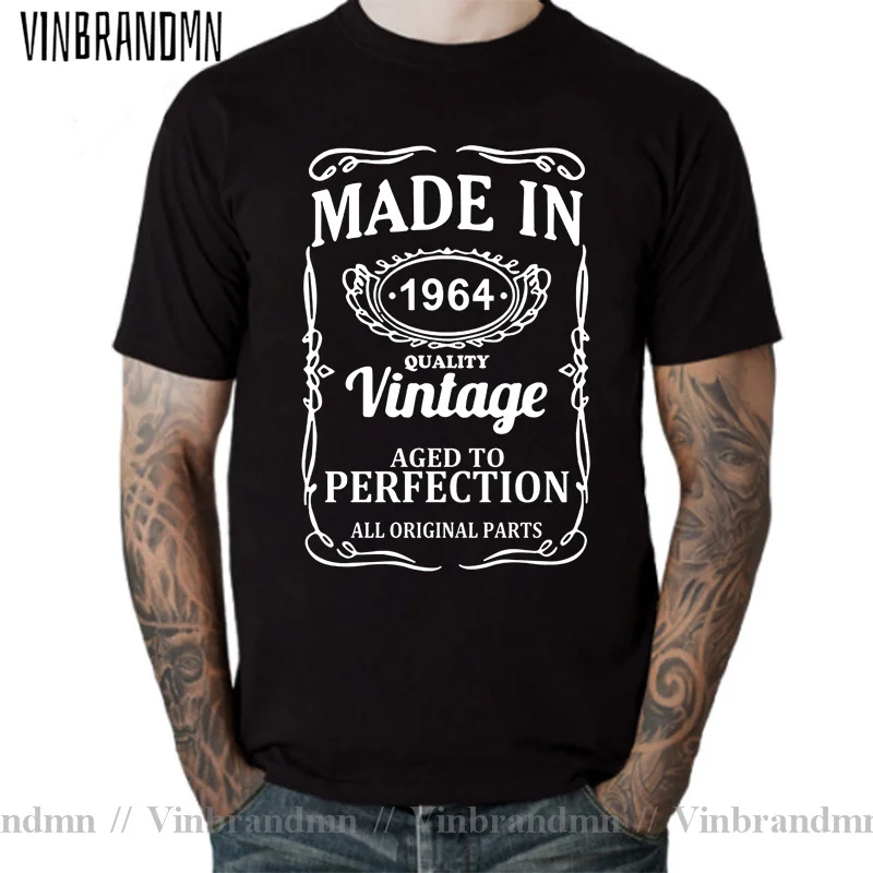 Vintage Classic Made in 1960/1961/1962/1963/1964/1965/1966/1967/1968/1969 T shirt men 1960s Man Papi Father Dad Birthday T-shirt