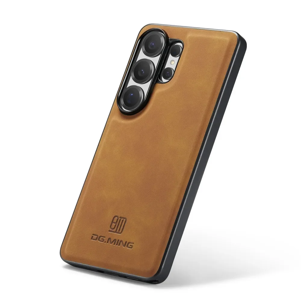 DG.Ming Luxury Phone Case For Samsung Galaxy S26 Plus S25 FE Edge Ultra Leather Protective Hard Shell Shockproof Back Cover