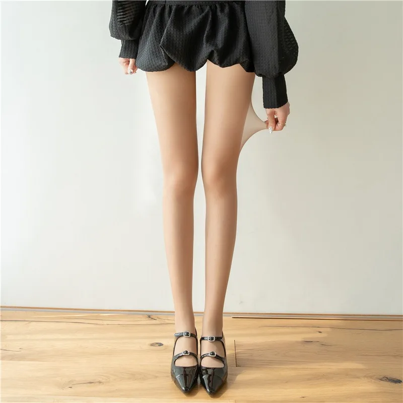 High Elastic Tights Women Fashion Candy Color Summer Spring Hosiery Female Daily Basic Fresh-Colored Pantyhose Slim Legged Socks