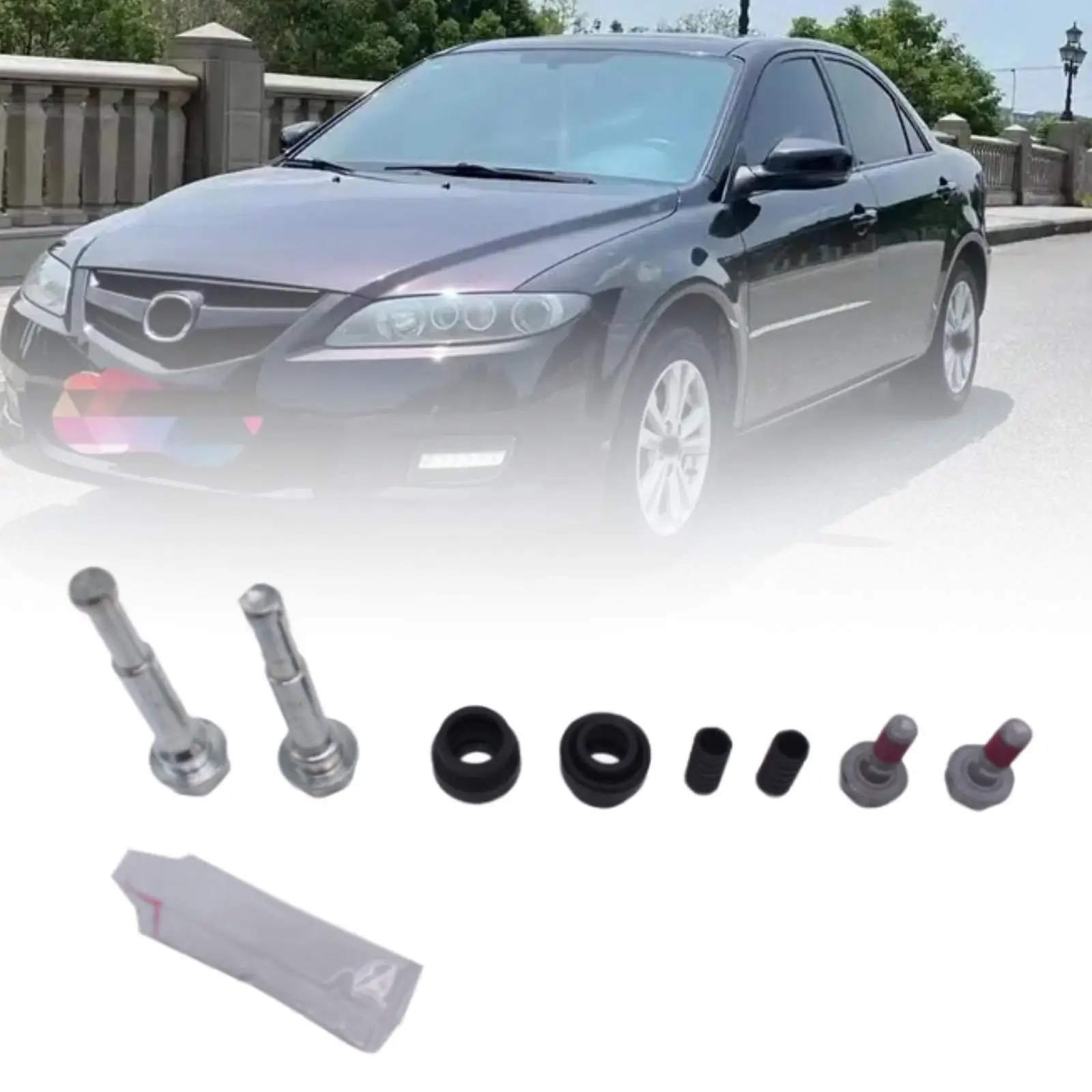 

Болты направляющих штифтов переднего тормозного суппорта Bcf1433A Простота установки, прямая замена, совместимые аксессуары, профессиональные для Mazda