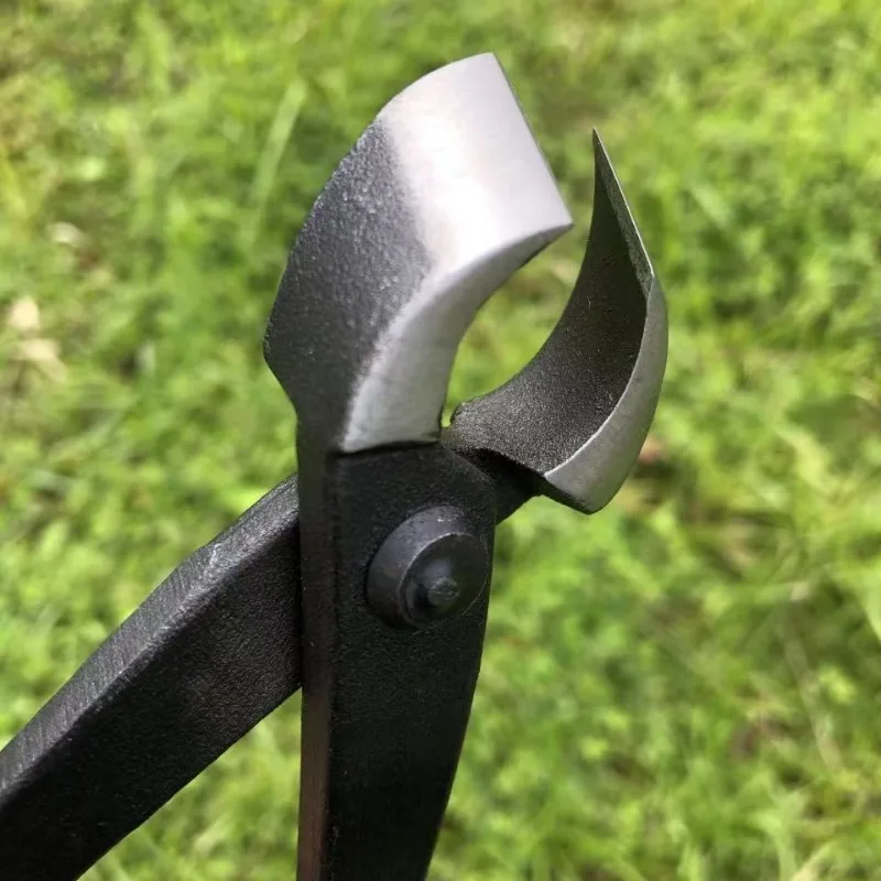 Professional Bonsai Side Branch Pruner Angled Tip High Carbon Steel Twig Cutting Shear For Bonsai Modeling Garden Maintenance