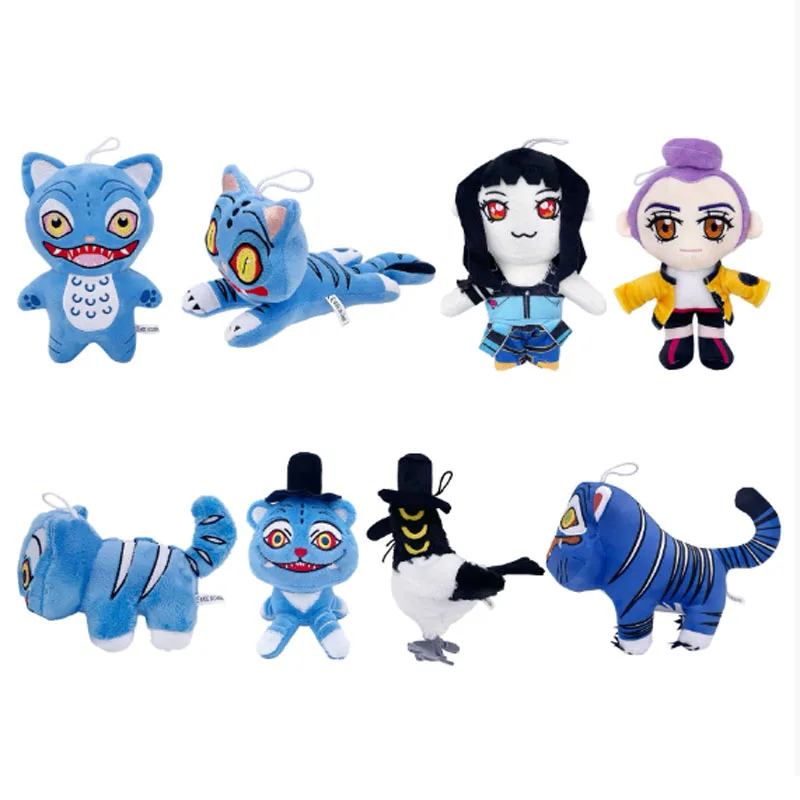

2025 * Популярные плюшевые игрушки Derpy Tiger Kpop Demon Hunters, плюшевые куклы, мягкие приятные подарки для детей, детский день рождения, Рождество