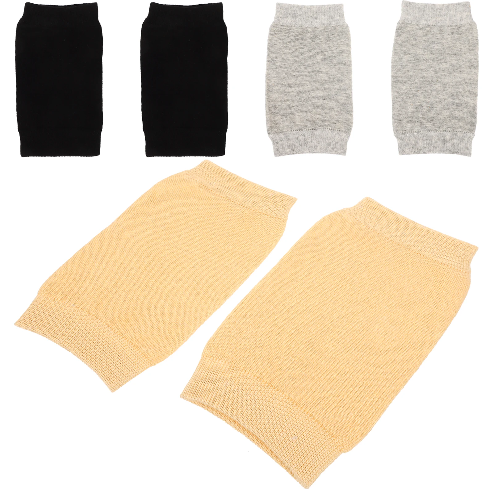 

6pcs 6 Pairs Knee Braces Combed Cotton Sports Pads Protectors Sleeve Stabilizers Unisex Warmers Leg Shanks Outdoor Cycling Dog