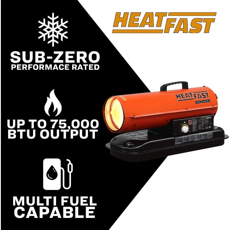 Force Air Heater, 75K, Laranja