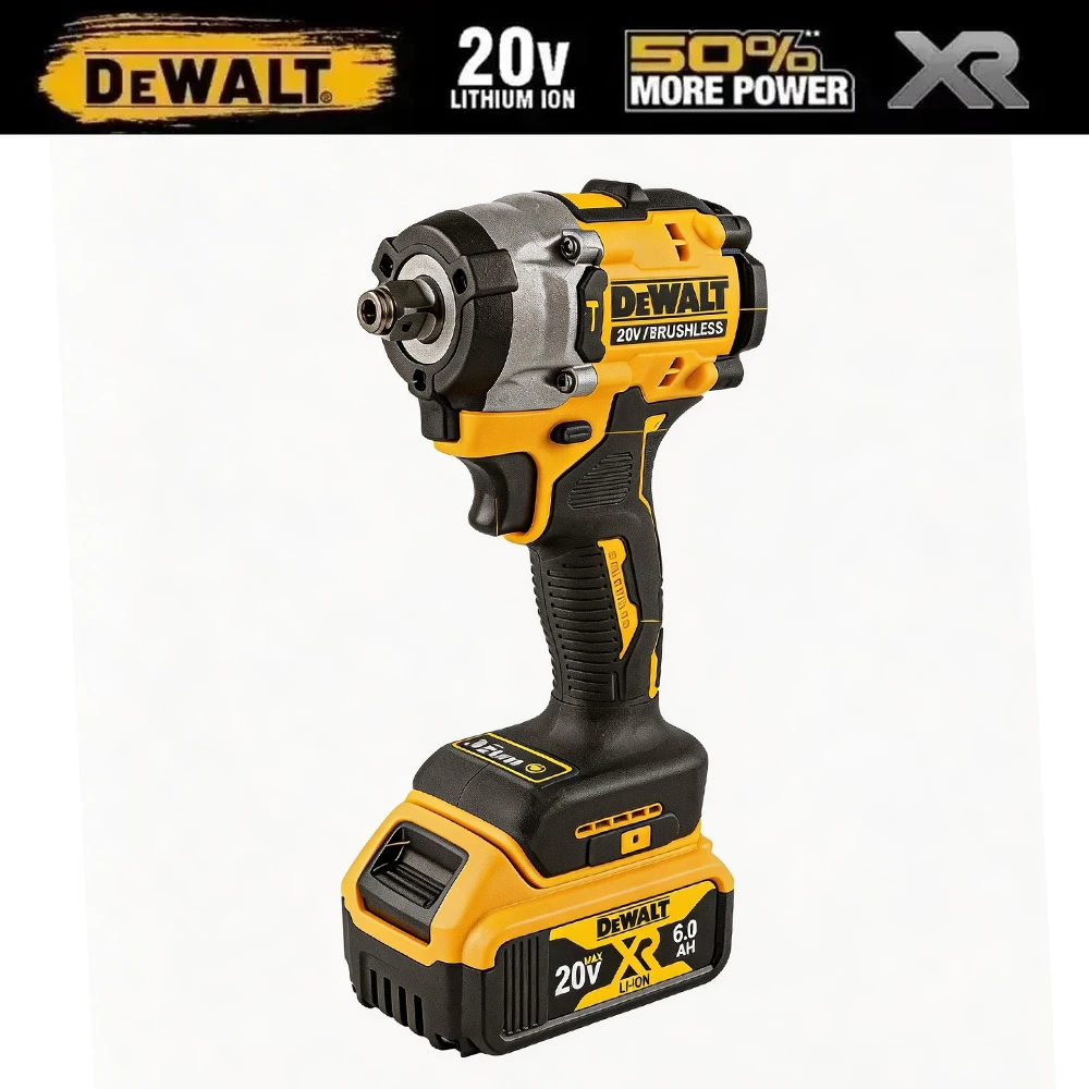 

Аккумуляторный ударный гайковерт DEWALT DCF922, высокомоментный, 406 Нм (при обратном ходе), 1/2 дюйма, 2500 об/мин, универсальный, 20В, электроинструмент