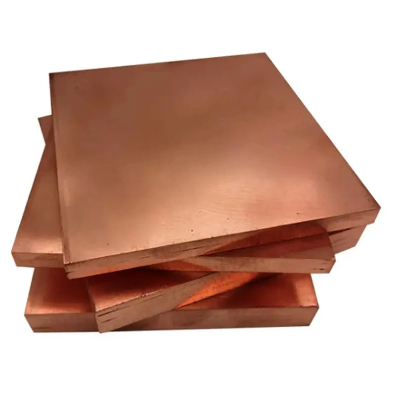 

99.9% T2 Pure Copper Plate 100x100mm for CNC Machining, Customized Sizes Available
