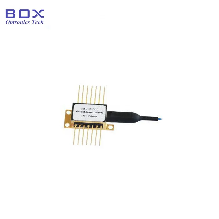 1mW 8 PIN 1310nm SLED Superluminescence Butterfly Laser Diode