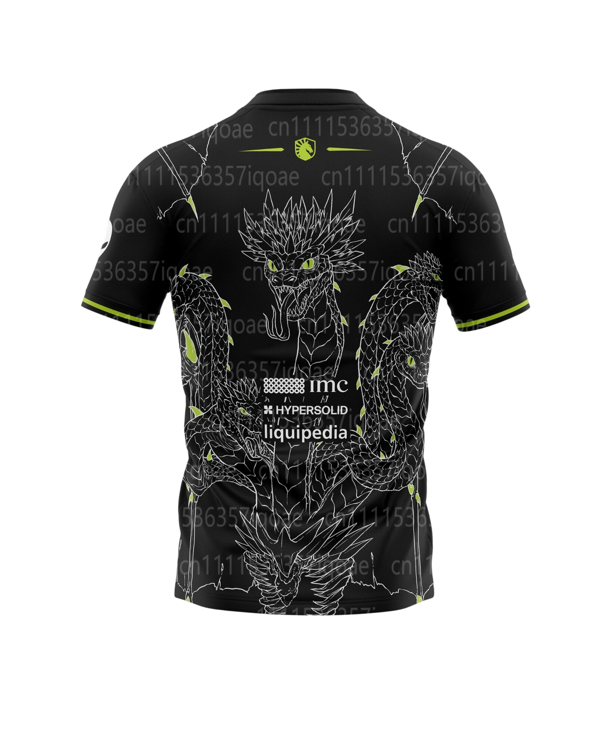 2026 3D V-neck Breathable Short-Sleeved Team Liquid RWF T-shirt Men's and Women's Shirts Customizable Nickname Tops