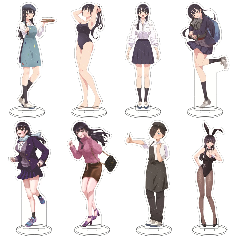 

Anime The Dangers In My Heart Acrylic Stand Yamada Anna Ichikawa Kyōtarō Figures Model Dorm Desk Decor Cosplay Fans Gifts