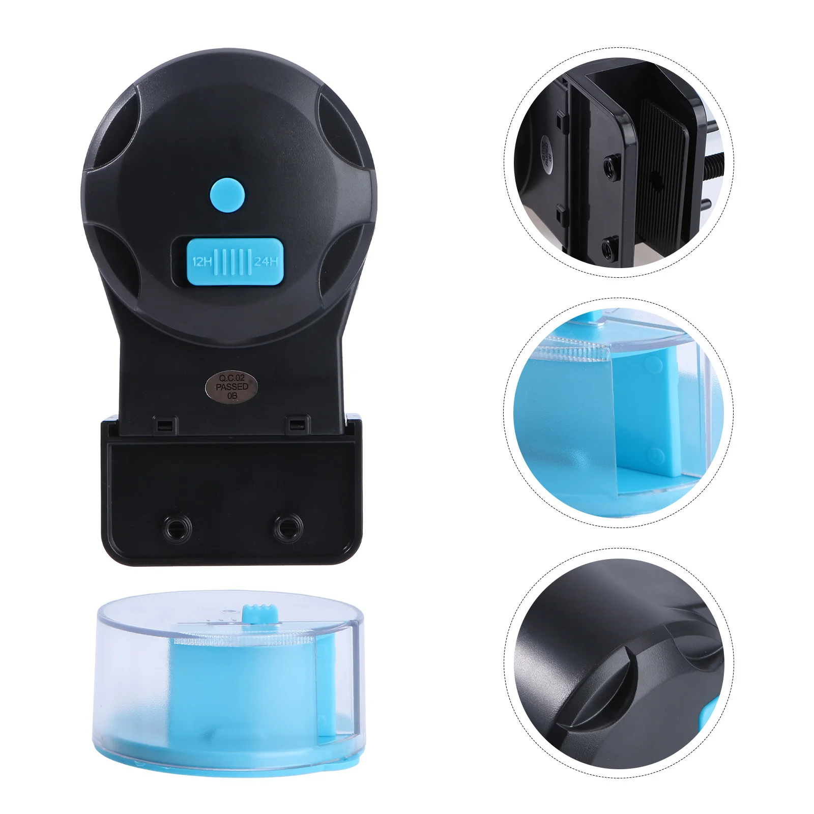 

Automatic Fish Feeder Adjustable Feeding Timer Aquarium Fish Tank Operated Dispenser Supports Flakes Pellets