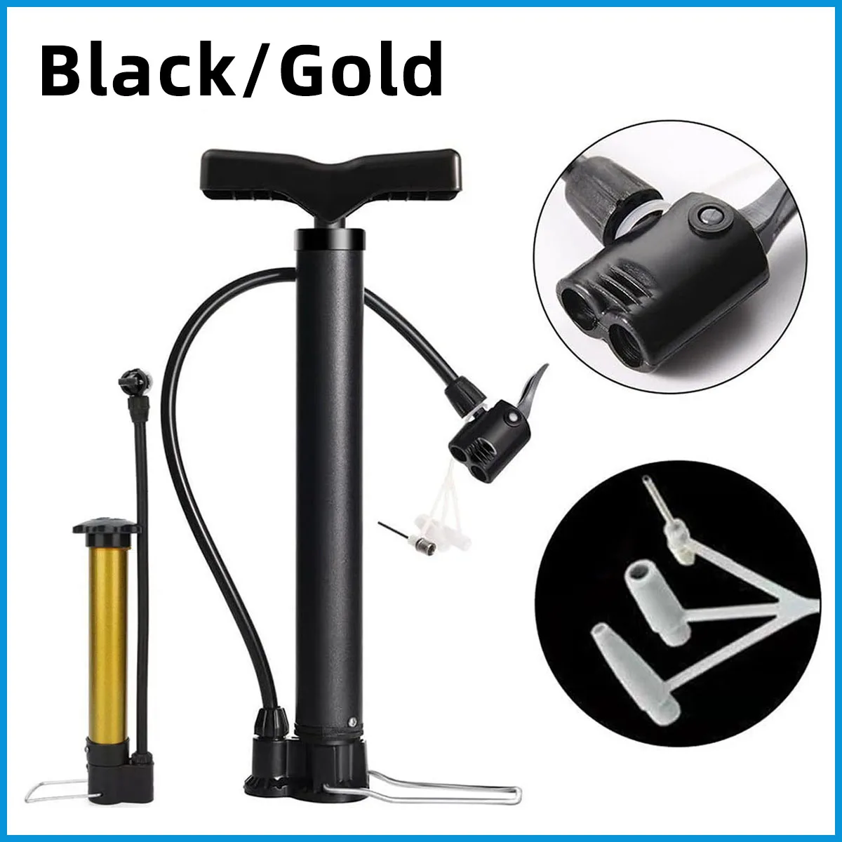 AliExpress NONE 1PC Bicycle Inflator High Pressure Convenient Inflator Multi Functional Ball Inflator Pump Bicycle Accessories Riding Tools