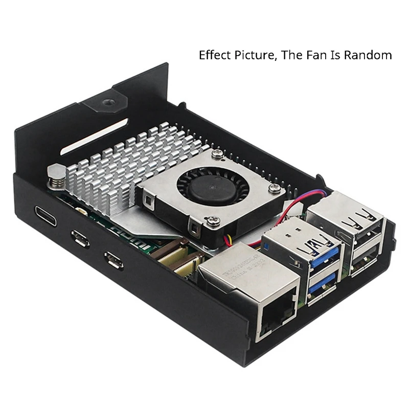 Корпус радиатора поколения 5, защитная коробка, совместимая с материнской платой, многофункциональный кулер для Raspberry Pi 5B, серебристый