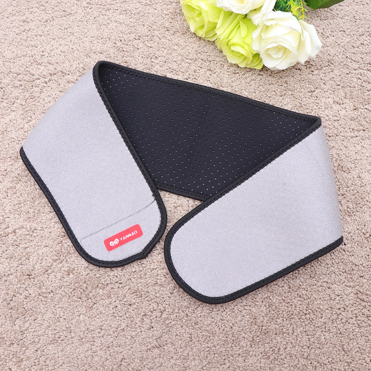 

Children Waist Support Belt Portable Grey Lumbar Brace Back Pain Relief Stretchable Strap Health Care Accessories