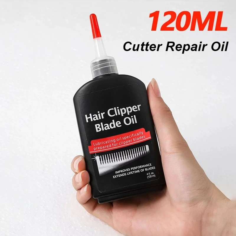 Huile de réparation pour tondeuse à cheveux 120 ml 2026 - Lubrifiant d'entretien anti-rouille pour tondeuses électriques et rasoirs