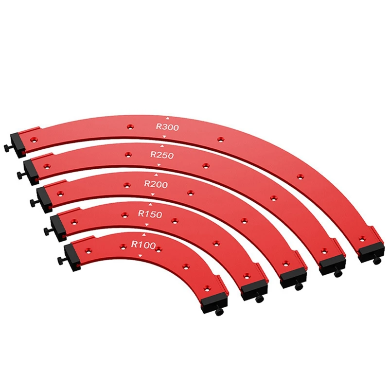 Narożnik wewnętrzny/zewnętrzny Duża forma łukowa Router elektryczny Szablon dłutowania Obróbka drewna Zakrzywiony kąt Narzędzia do fazowania