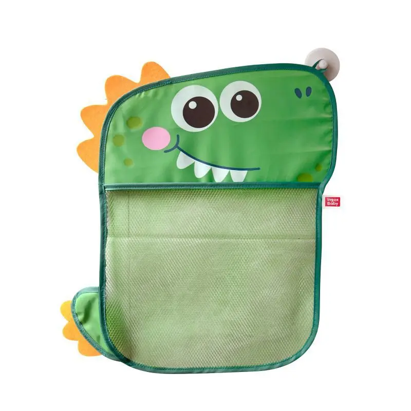 Baby Bath Toys Dinosaur Animal Mesh Net Toy Storage Bag Strong Suction Cups Bath Game Bag Bathroom Organizer Water Toys for Kids