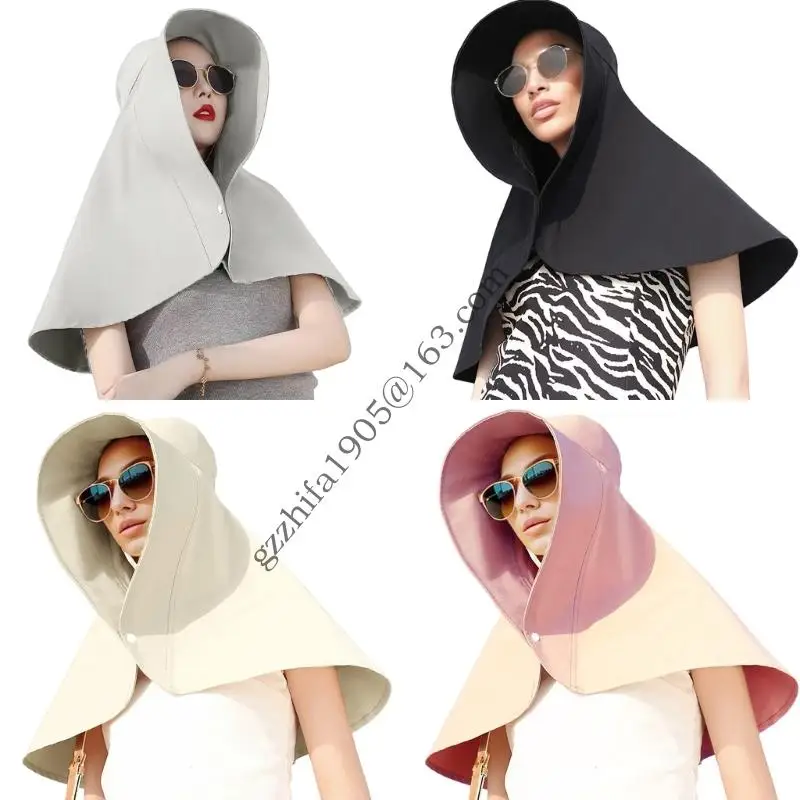 

Women Sun Protective Shawl Hat With Neck Coverage Suitable For Outdoor Enthusiasts And Everyday Wear Sunproof Headwear