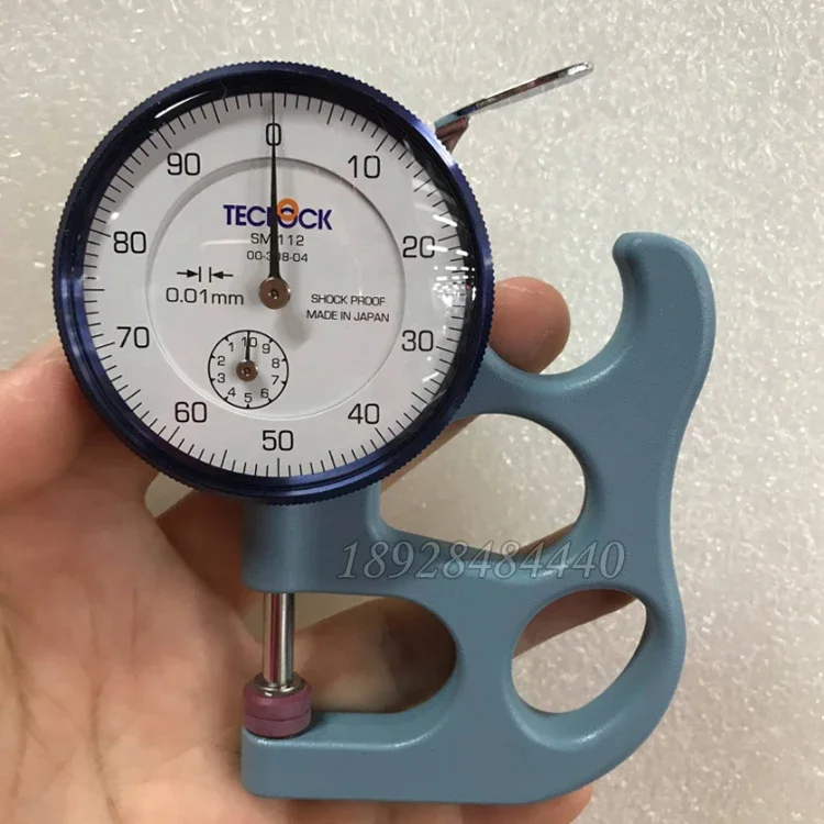 Authentic TECLOCK Japan Deloitte thickness gauge SM-112 Deloitte thickness gauge SM-114