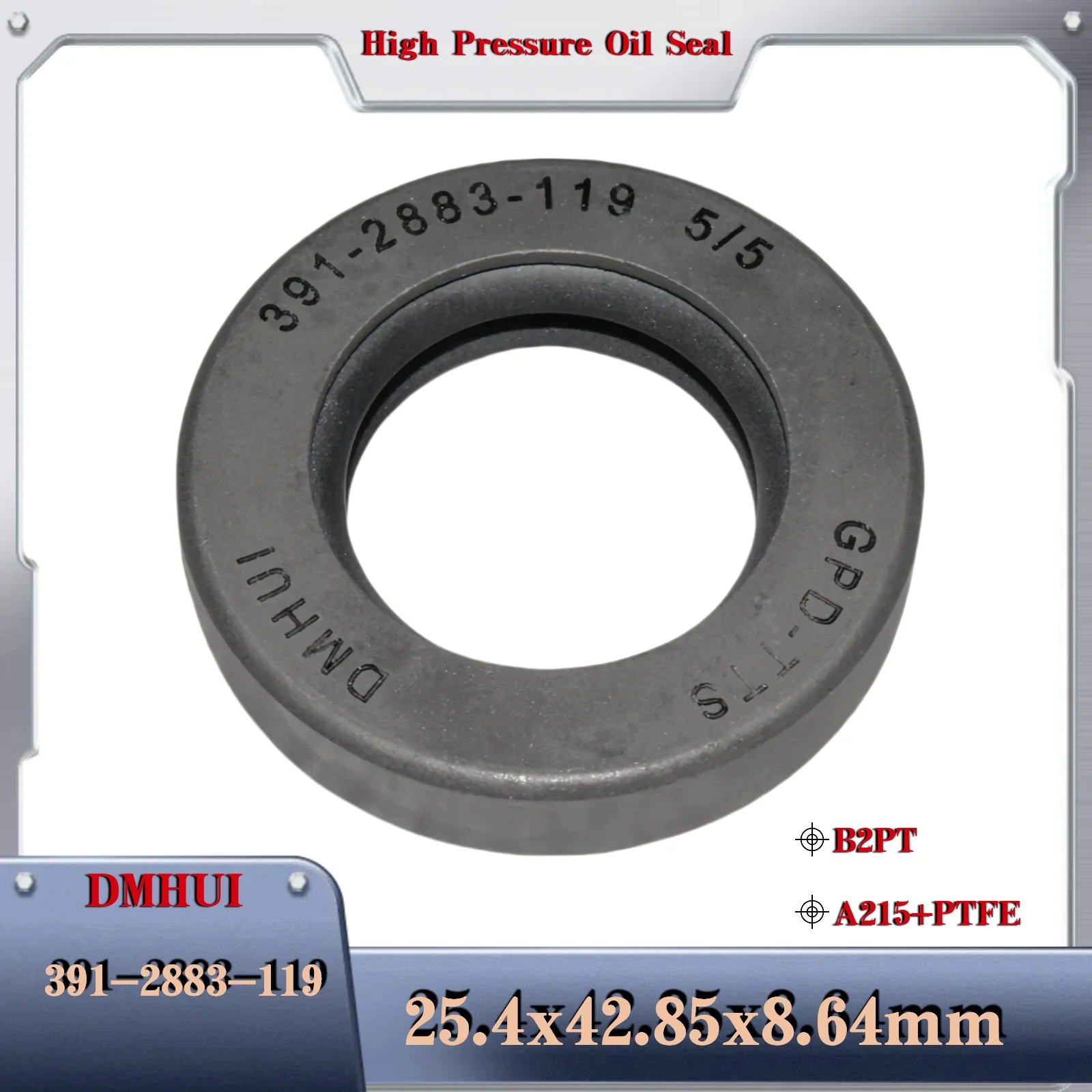 

Shaft oil seal 25.4x42.85x8.64 For Parker 391-2883-119 Hydraulic pump or Hydraulic motor Oil seal 25.4X42.85X8.64