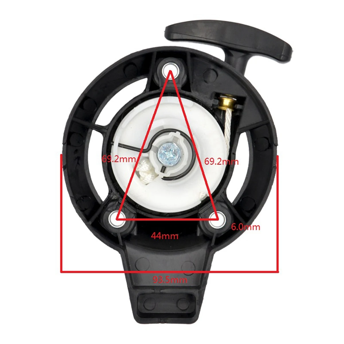 B-Est リコイルプルスターター芝刈り機ホンダ GX24 GX25 GX25N GX25NT FG110 HHT25S 刈払機スタート交換用