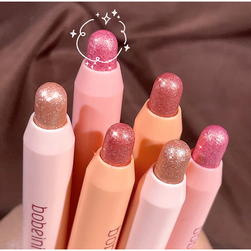 Pearlescent Shimmer Eyeshadow Stick Waterproof Glitter Professional Highlighter Pencil High-gloss Cosmetics Beauty Makeup