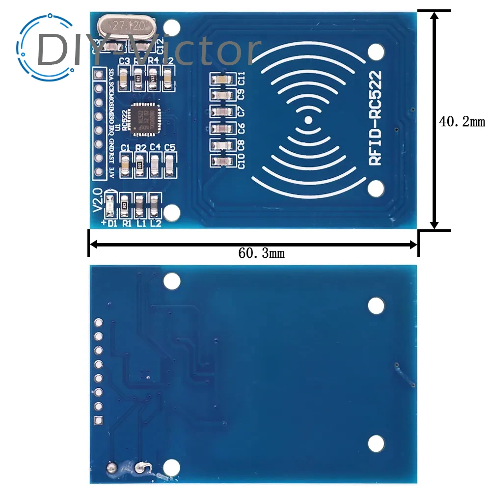 RFID module PN532 RC522 MFRC-522 RDM6300 Kits NFC S50 13.56 Mhz 125Khz 6cm With Tags SPI Write & Read for arduino uno 2560