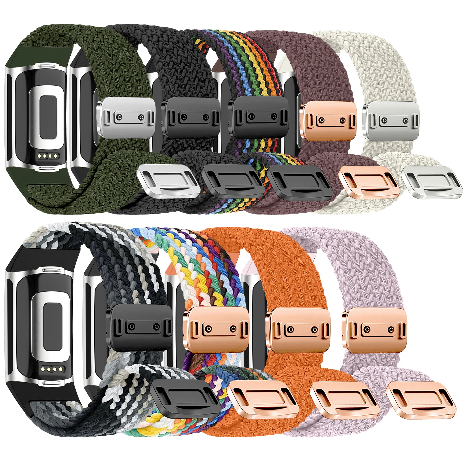 Rainbow Color Braid…