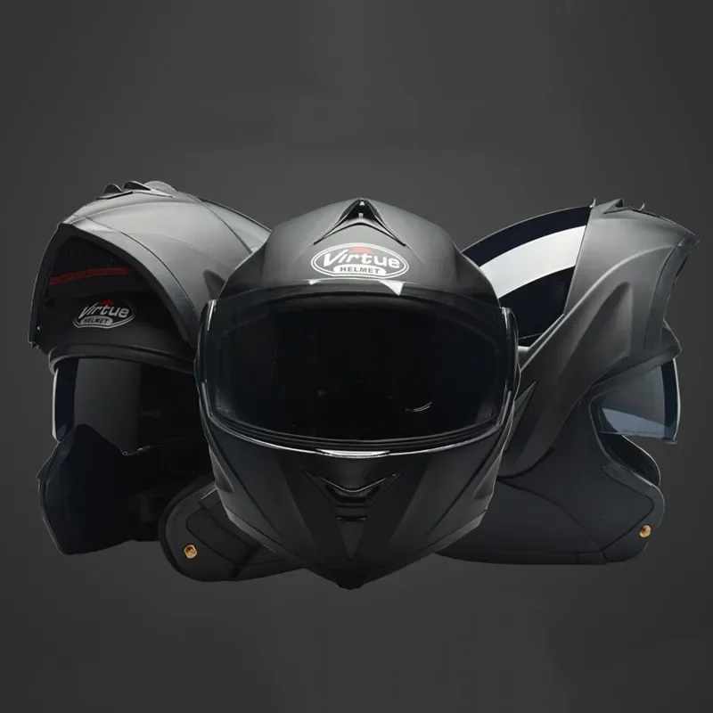 2025 elektrische Motorrad Ausrüstungen Helm Männer Halbe Doppel Objektiv Volle Nachahmung Carbon Straße Kopfbedeckung Moto Cross Helm Teile Geschenk
