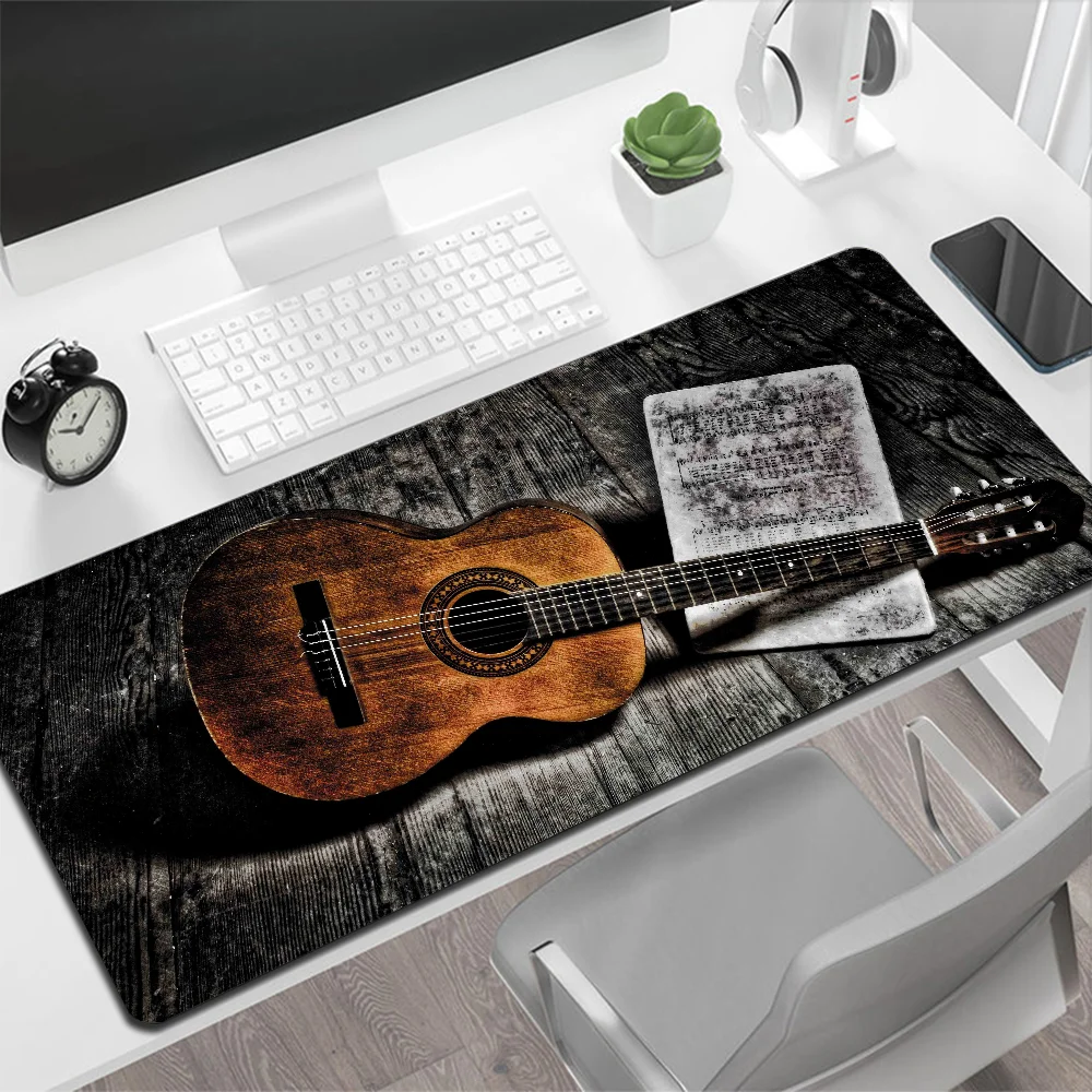 Guitar Music Large Mouse Pad Gaming Mouse Pad PC Gamer Computer Mouse Mat Big Mousepad XXL Carpet Keyboard Desk Mat Mause Pad