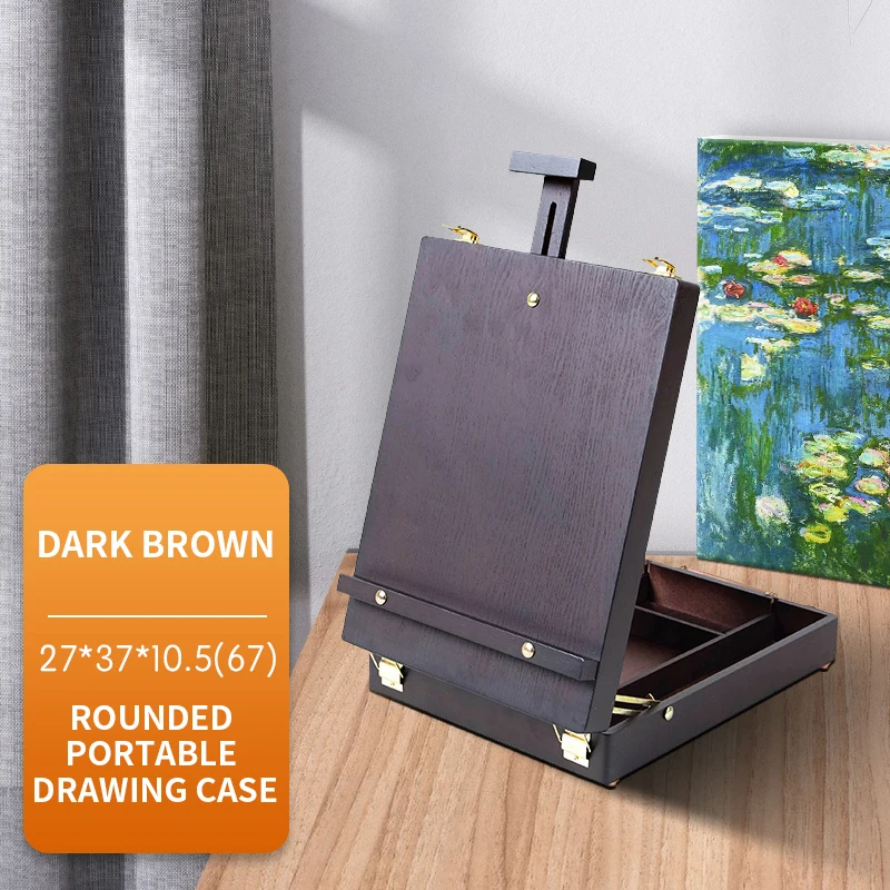 木製イーゼル、絵画スケッチイーゼル、デッサン台、テーブルボックス、油絵具、ノートパソコンアクセサリー、絵画アート用品、アーティスト、子供向け