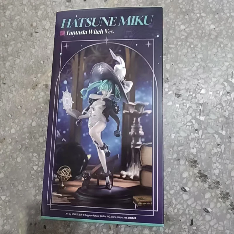 재고 있음 RIBOSE RISE UP 시리즈 1/8 하츠네 미쿠 판타지아 마녀 PVC 25CM 애니메이션 액션 피규어 모델 컬렉션 장식품 장난감