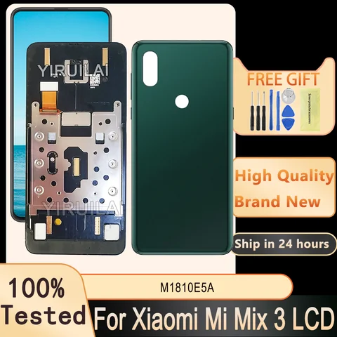 Xiaomi Mi Mix 3 LCD 디스플레이 터치 스크린 디지타이저 어셈블리 용 6.4 