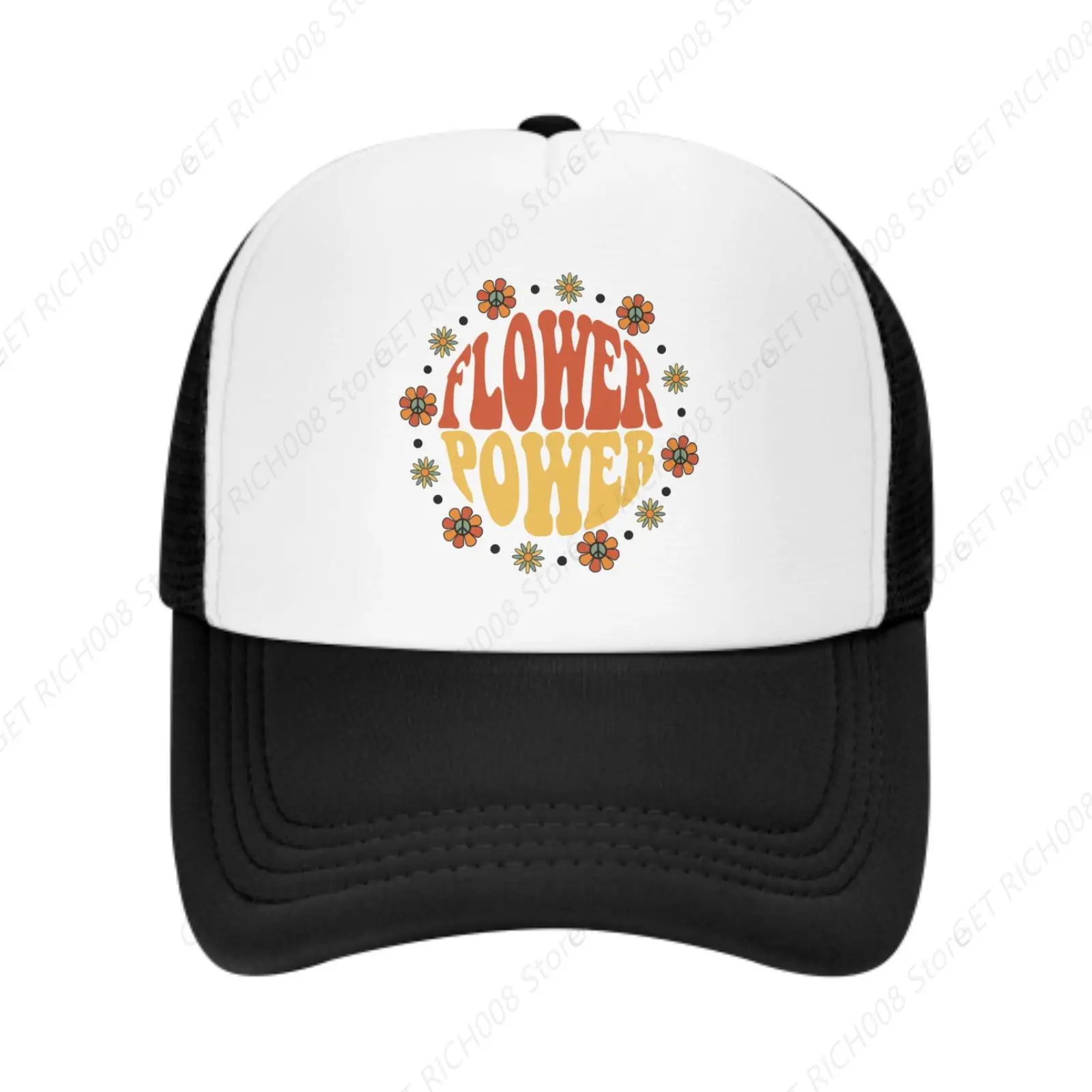 

Classic Dad Hat Flower Power Design Outdoor Adventures Baseball Cap Stylish Touch To Any Casual Outfit One Size