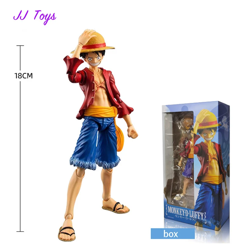 

18cm One Piece Anime Figures Monkey.D Luffy Action Figure Statue Model Doll Collection Toys Gifts