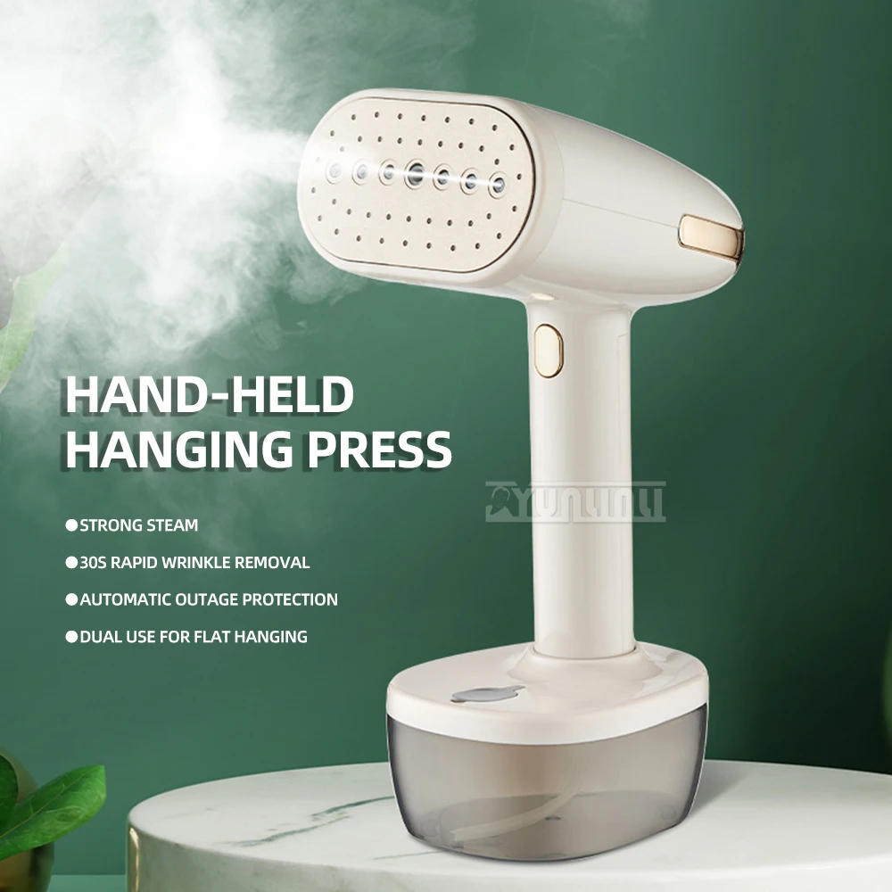 

Handheld Steam Iron 1800W Household Portable Fast-Heat Garment Steamer with 350ml Water Tank