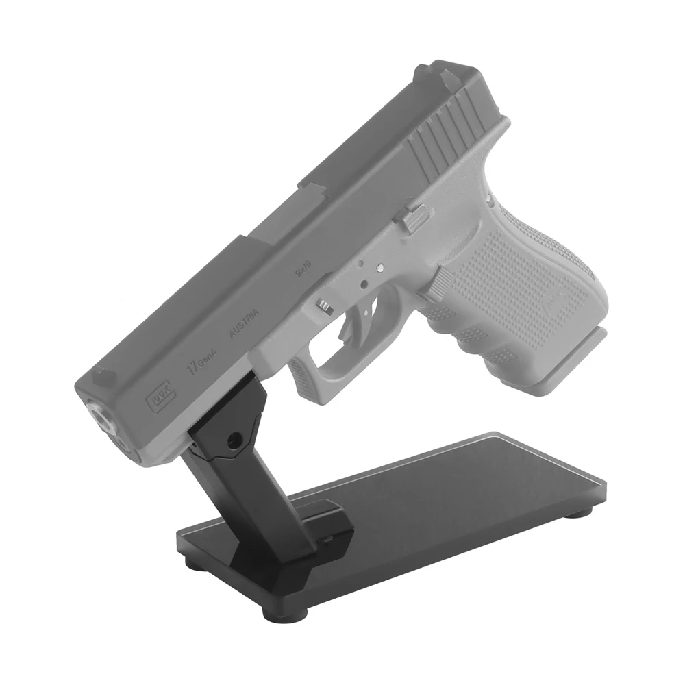 Tilted Pistol Display Stand Handgun Rack Fits Rail Type Tactical Shooting Training Airsoft Gear Display Bracket Aesthetic