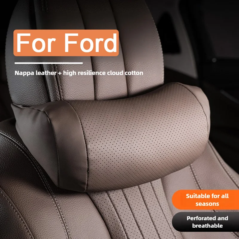 Encosto de cabeça do carro universal viagem assento condução apoio pescoço travesseiro para ford 2 3 4 borda fusão mustang explorer ecosport mk5 f150