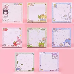 24pcs/lot Sanrio Melody Pochacco Kuromi Memo Pad Sticky Notes Stationery Label Notepad Planner Sticker Post School Supplies