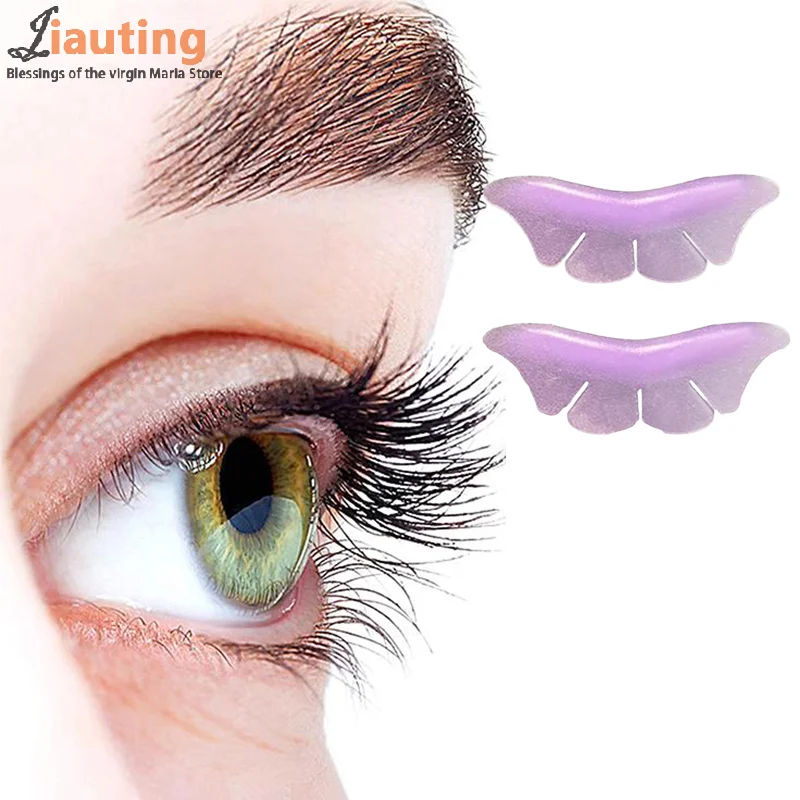 1 Pair Lash Lift Silicone Pads Butterfly Eyelash Perm 3D Curler Eye Patches Applicator Tools Eyelashes Extension Accessories