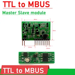 TTL to MBUS Master Slave Converter communication Module UART serial port M-BUS host FOR Smart control energy heat water meter